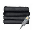 thumbnail image 1 of Sunbeam Velvet Plush Heated Throw Blanket 60' x 50' (Various Colors) (Gray), 1 of 1