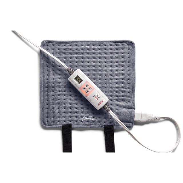 Sunbeam XpressHeat Wrapping Heat Pad with Fastening Straps, 6 Heat
