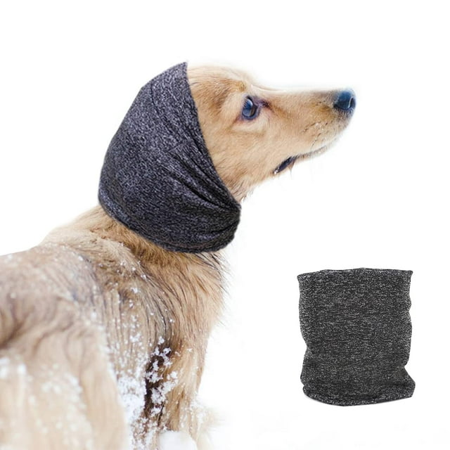 Sunbeauty Dog Ear Muffs Noise Protection Dog Head Wrap Noise Canceling