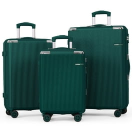5PCS HardSide Traveling Set Includes 3 Trolley and 2 Small Suitcases with Cosmetic Bag Elegant Purple Walmart