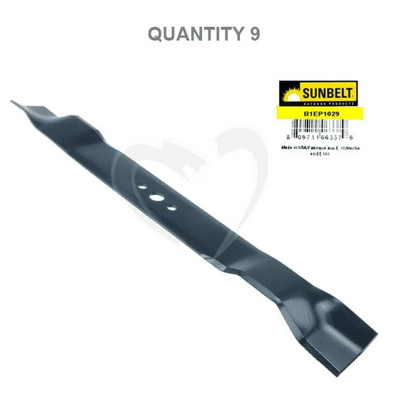 Sunbelt B1EP1029 21-inch Lawn Mower Blade for AYP and Husqvarna, 9 Pack