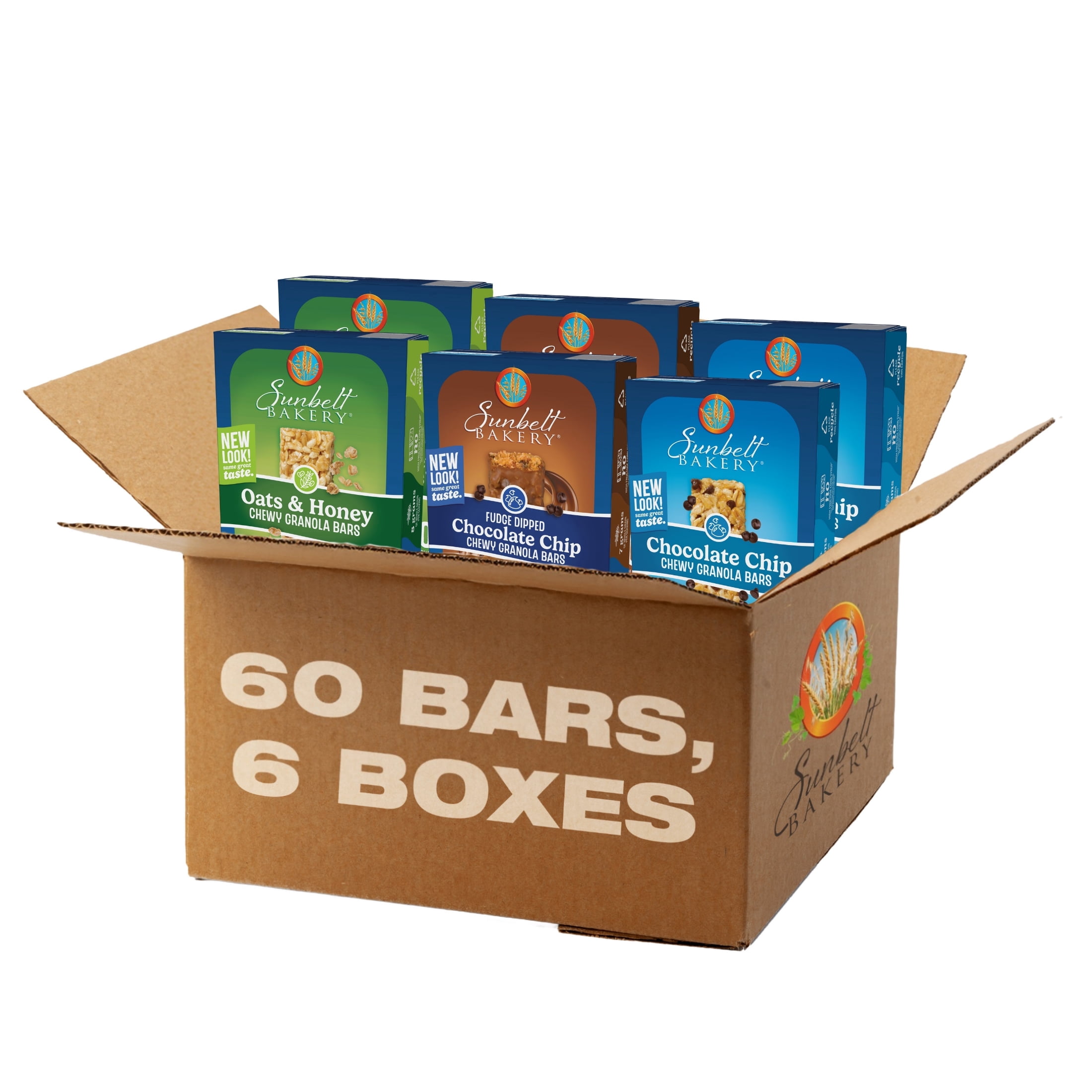 Sunbelt Bakery Chewy Granola Bar Variety Pack, 62.64 oz