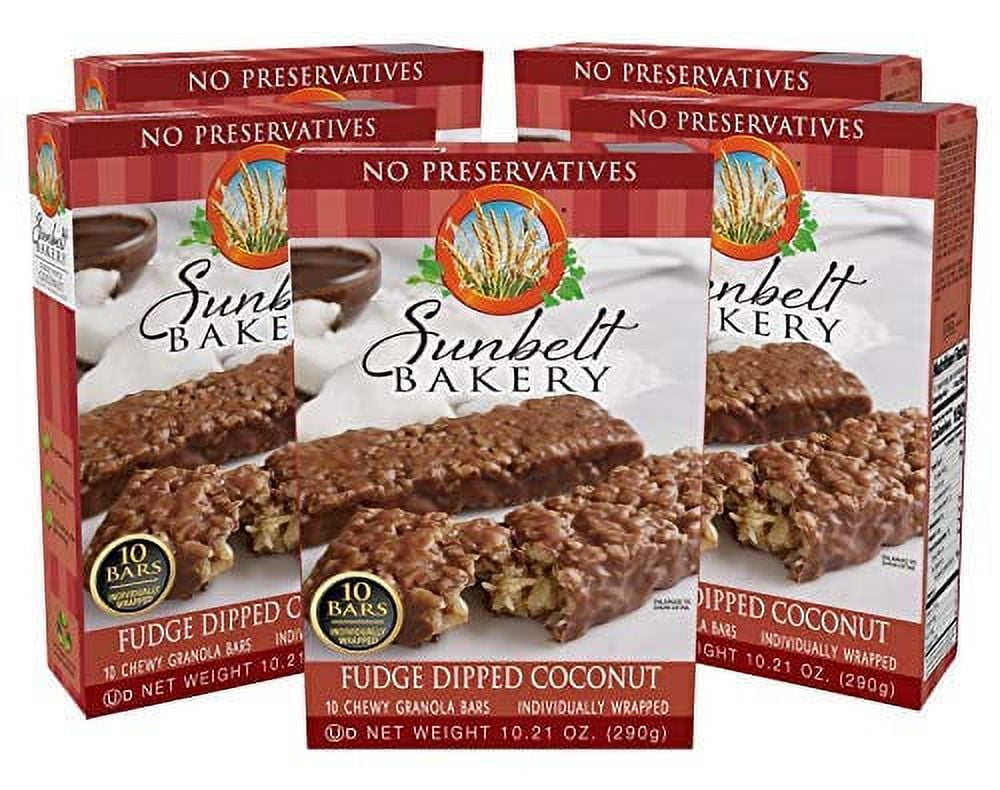 Sunbelt Bakery Fudge Dipped .. Coconut Chewy Granola Bars, .. 50 1.0