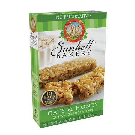Sunbelt Bakery Oats & Honey (1PACK), Chewy Granola Bars,