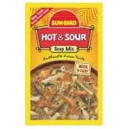 Sunbird Hot Sour Oriental Soup Mix, 1.34 Ounce -- 24 per case.
