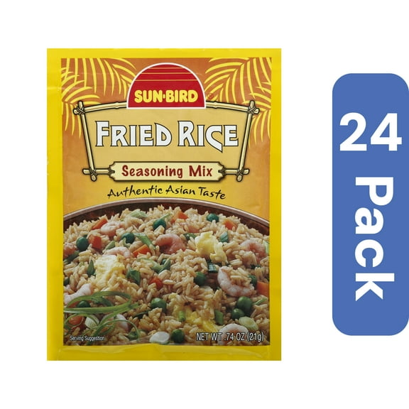 Sunbird Seasoning Mix Fried Rice 0.74 oz (Pack Of 24)
