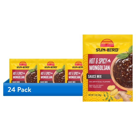 (24 pack) Sun Bird Mongolian Beef Seasoning Mix, 1 oz