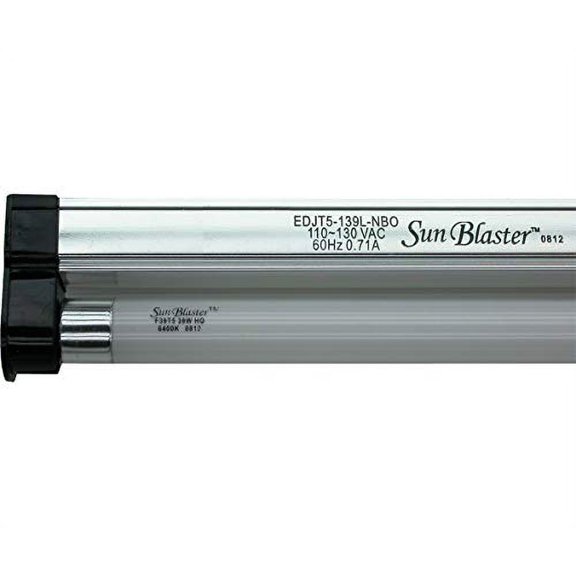Sunblaster 904302 T5 High Output Fluorescent Strip, 3-Feet Plant-Growing-Light-fixtures, 36", Natural