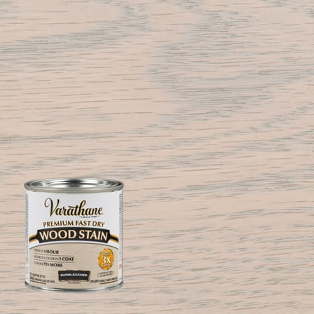 Sunbleached, Varathane Premium Fast Dry Wood Stain-262030, Half Pint