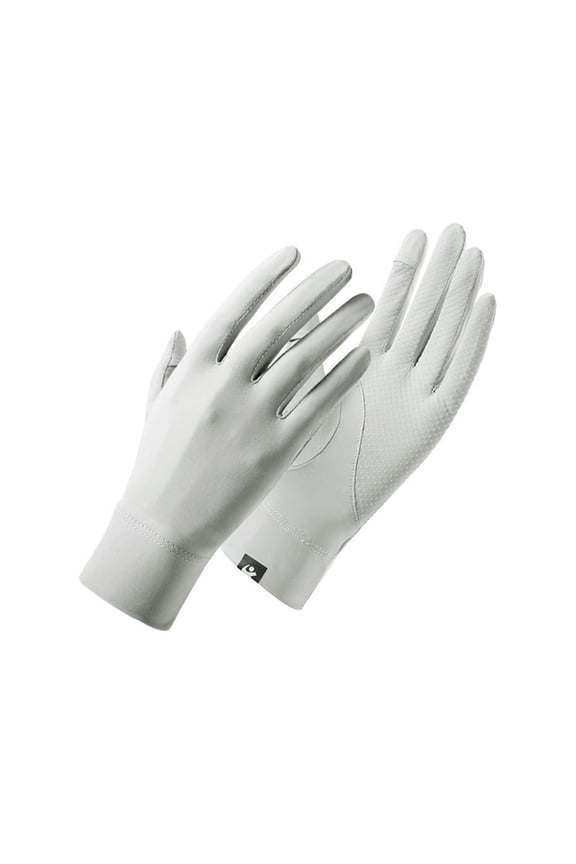 Sunblock Gloves Sun Protection Non- Touchscreen Driving Gloves for Women Cyling Riding Outdoor,X1 Grey