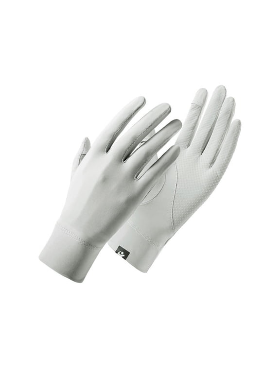 Sunblock Gloves Sun Protection Non- Touchscreen Driving Gloves for Women Cyling Riding Outdoor,X1 Grey
