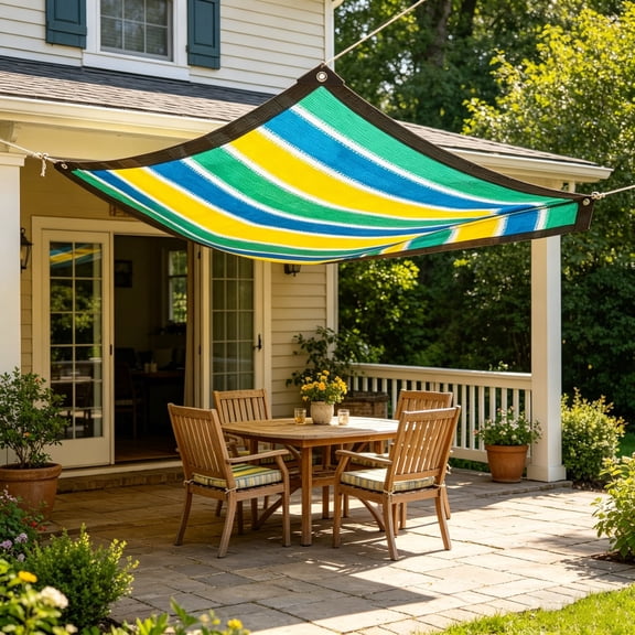 Sunblock Shade Cloth 78.74x78.74in Sun Screen Mesh Plants Greenhouse Cover Fabric,Net Tarp Sunshade 90% UV Resistant Netting with Grommets Easier to Hang for Flowers Plants Patio Lawn Outdoor