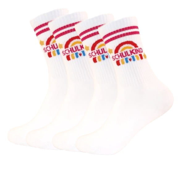 Sunbona 1 Pair Casual Socks Cute Pattern Casual Socks Schulkind 2025 Girls