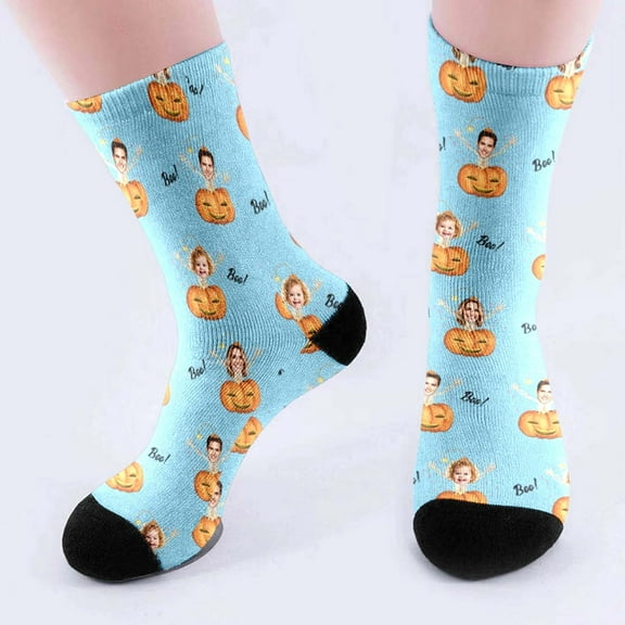 Sunbona Casual DIY Holiday Anniversary Custom Printed Socks