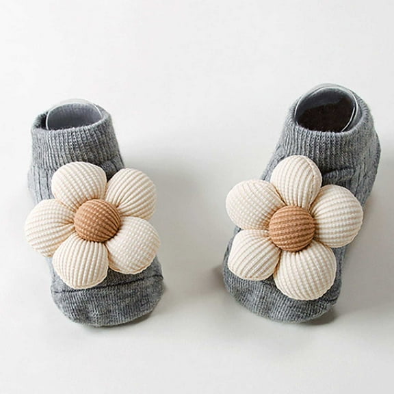 Sunbona Cute Newborn Baby Girl Flower Boat Socks Summer 0 6 Months Slip Floor Socks Infant Breathable Short Socks