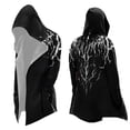 thumbnail image 1 of Sunbona Men's Holloween Hooded Cardigan Jacket Long Sleeve Casual Loose Fit Streetwear Coat For Daily Wear Spring Autumn Winter, 1 of 3