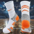 thumbnail image 1 of Sunbona Youth High Top Basketball Socks For Kids Athletic Crew Socks For Boys And Girls Sports Team Practice Game Day Performance, 1 of 5
