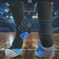 thumbnail image 1 of Sunbona Youth High Top Basketball Socks For Kids Athletic Crew Socks For Sports Training And Basketball Games, 1 of 4