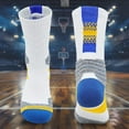 thumbnail image 1 of Sunbona Youth High Top Basketball Socks For Kids Athletic Crew Socks With Arch Support Cushioned Sports Socks For Boys And Girls, 1 of 5
