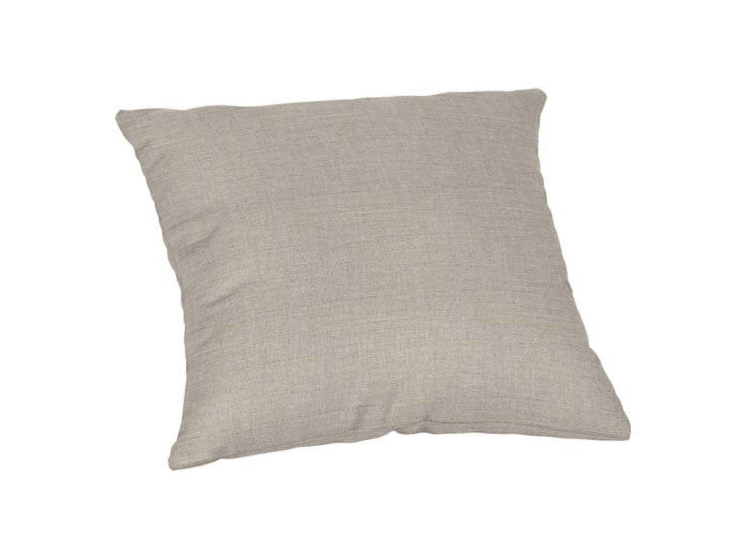 Sunbrella 16" Cast Silver Outdoor Throw Pillow