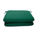 thumbnail image 1 of Casual Cushion Outdoor Chair Cushion, Sunbrella Fade & Water Resistant for Patio Dining Chairs, Kitchen & Porch Benches, 18"W x 18"D, 2" thick, Reversible, Canvas Forest Green, 1 of 7