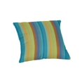 thumbnail image 1 of Casual Cushion Stripe Sunbrella® Fabric 1-Piece Outdoor Throw Pillow, 20"W x 20"L, Astoria Lagoon, 1 of 4