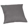 thumbnail image 1 of Casual Cushion Solid Sunbrella® Fabric 1-Piece Outdoor Throw Pillow, 20"W x 20"L, Cast Slate, 1 of 5