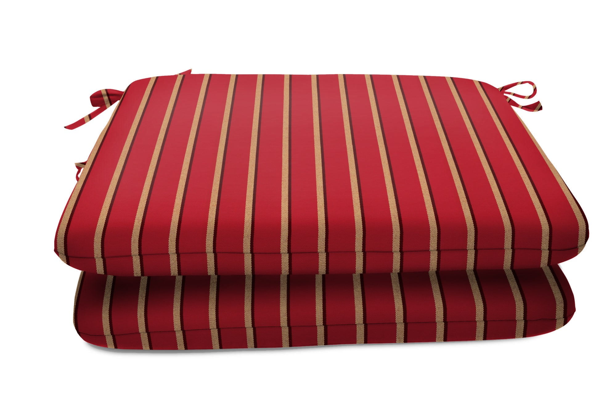 Sunbrella 20 x 18 Seat Pad 2 Pack Harwood Crimson