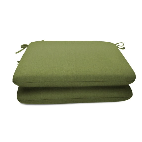Sunbrella 20" x 20" Seat Pad 2 Pack - Cast Moss