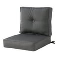 thumbnail image 1 of Sunbrella 2-Piece Outdoor Deep Seat Cushion Set in Canvas Coal, 1 of 9