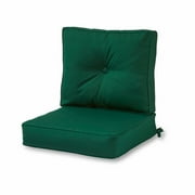 Sunbrella 2-Piece Outdoor Deep Seat Cushion Set in Canvas Forest