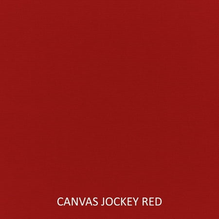 Sunbrella Canvas 43 in x 18 in x 2 in Bench Cushion Bristol - 43 in x 18 in x 2 in Canvas Jockey Red