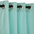 thumbnail image 1 of Sunbrella Canvas Glacier Outdoor Curtain with Nickel Plated Grommets 50 in. x 96 in., 1 of 6