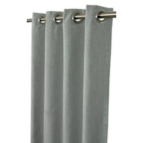 Sunbrella Canvas Granite Indoor/Outdoor Curtain Panel by Sweet Summer Living, 50" x 120" with Stainless Steel Grommets