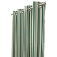 thumbnail image 1 of Sunbrella Catalina Cilantro Indoor/Outdoor Curtain Panel by Sweet Summer Living, 50" x 108" with Stainless Steel Grommets, 1 of 1