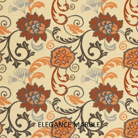 Sunbrella Elegance Marble/ Canvas Rust Corded Indoor/ Outdoor Pillows (Set of 2) 12 in x 18 in