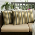 thumbnail image 1 of Sunbrella  Foster Metallic Indoor/Outdoor Knife Edge Pillow (Set of 2) 14 in H x 24 in W, 1 of 5
