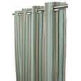 thumbnail image 1 of Sunbrella Foster Spring Cilantro Indoor/Outdoor Curtain Panel by Sweet Summer Living, 50" x 120" with Stainless Steel Grommets, 1 of 1