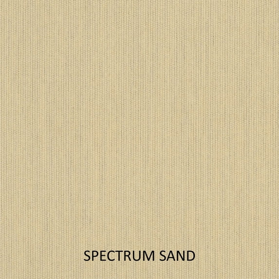 Sunbrella Sand Beige Indoor/Outdoor Chair Pad Set, Corded 19" x 19" x 2"