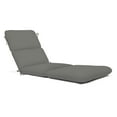 thumbnail image 1 of Casual Cushion Solid Sunbrella® Fabric 1-Piece Outdoor Chaise Cushion, 22.5"W x 74"L, Canvas Charcoal, 1 of 7