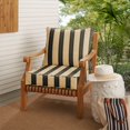 thumbnail image 1 of Sunbrella Sorra Home  2-piece Cushion and Pillow Indoor/Outdoor Set - 23 in w x 25 in d Berenson Tuxedo, 1 of 5