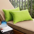 thumbnail image 1 of Sunbrella Sorra Home Canvas Macaw Corded Outdoor Pillows with  Fabric (Set of 2) 13 in x 20 in, 1 of 5