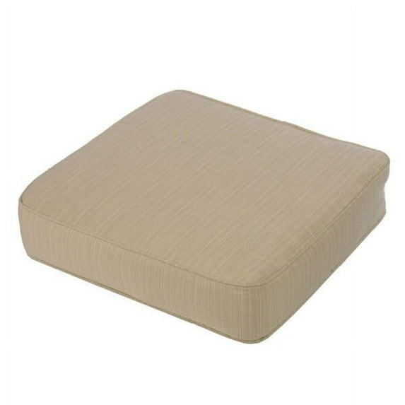 Sunbrella Sorra Home Kokomo Indoor/ Outdoor Ottoman Cushion - 23.5 in w x 23 in d sunbrella - stanton greystone