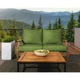 thumbnail image 1 of Sunbrella Sorra Home  Outdoor Loveseat Pillow and Cushion Set 23 in W x 27 in D x 5 in H - Cilantro, 1 of 5
