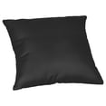 thumbnail image 1 of Casual Cushion Solid Sunbrella® Fabric 1-Piece Outdoor Throw Pillow, 15"W x 15"L, Canvas Black, 1 of 5