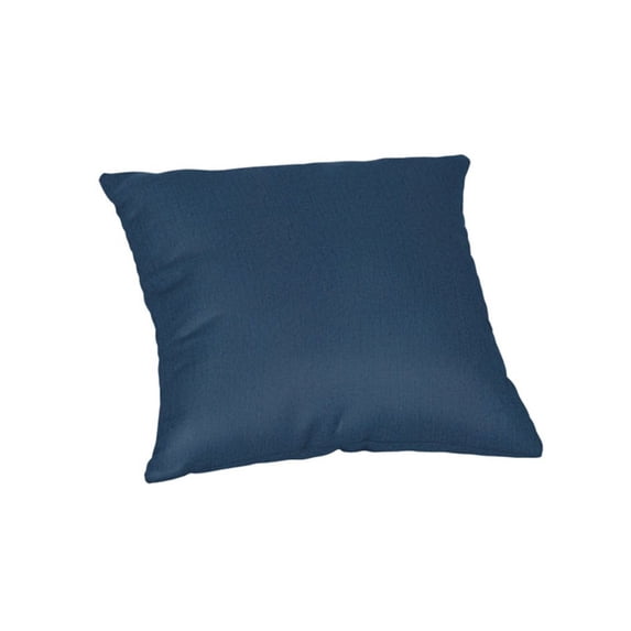 Sunbrella Square 18 in. Outdoor Throw Pillow - Spectrum Indigo