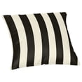 thumbnail image 1 of Casual Cushion Stripe Sunbrella® Fabric 1-Piece Outdoor Throw Pillow, 20"W x 20"L, Maxim Classic, 1 of 5