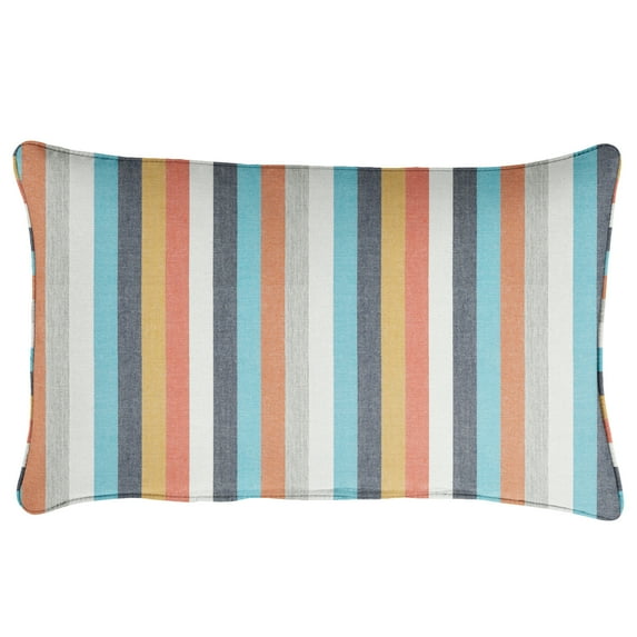 Sunbrella Surround Sunrise Indoor/Outdoor Corded Lumbar Pillow (Single) 12" x 18"