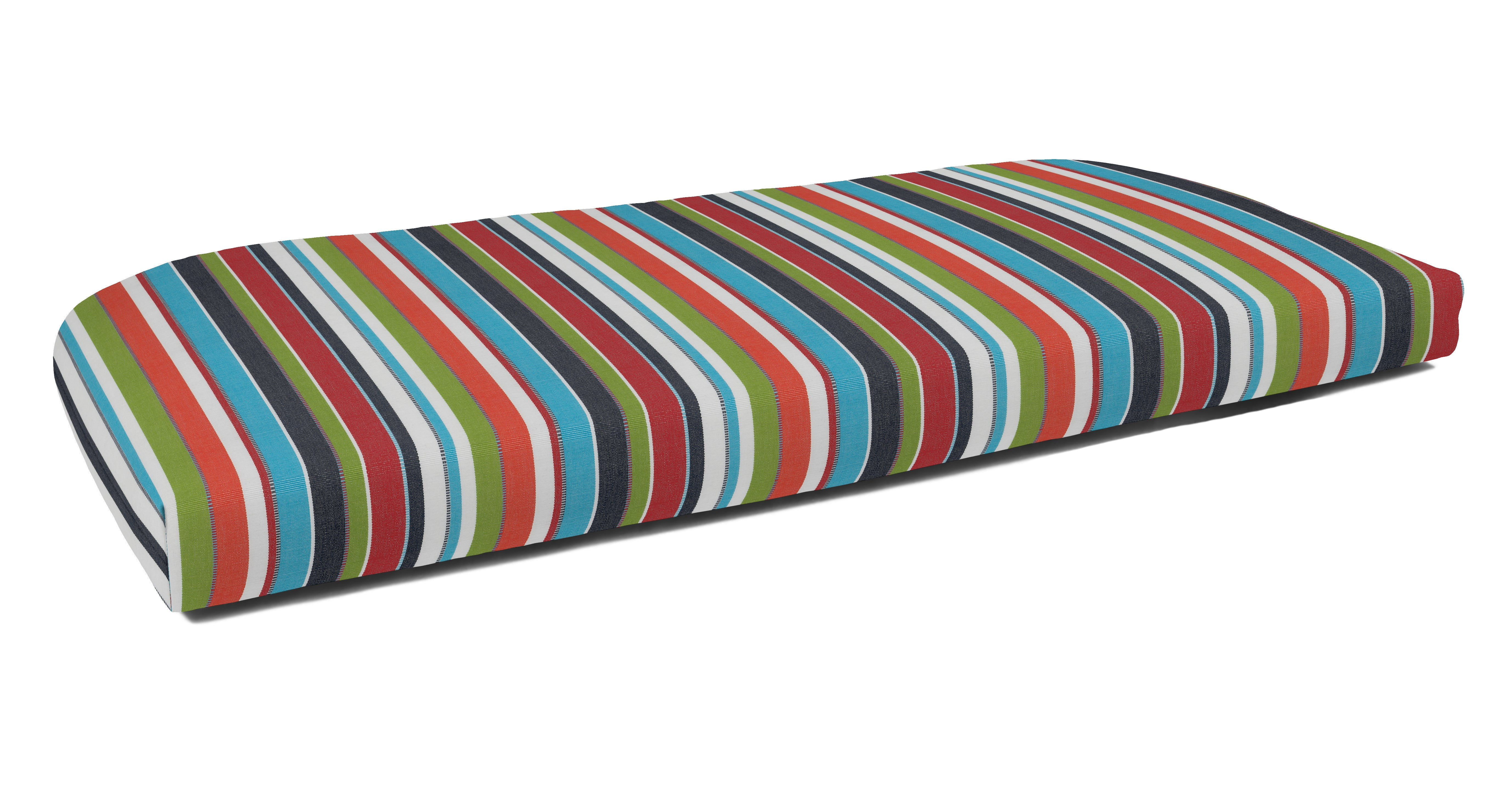 Sunbrella wicker cheap settee cushion