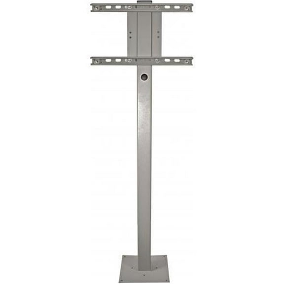 Sunbrite Deck-Planter Pole for 46 Inch Outdoor TV - Silver - Requires SB-WM46 or SB-WM46NA